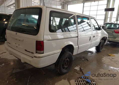 1993 Plymouth Grand Voyager Se z USA, uszkodzony, nr VIN 1P4GH44R2PX534086